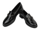 Mokasyny, loafersy damskie lakierowane - Potocki 25-12555, czarne