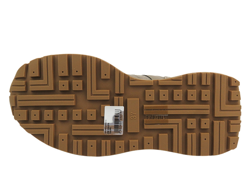 Sneakersy Damskie Sokolski Z24-276 Ciemnobeżowe Sznurowane