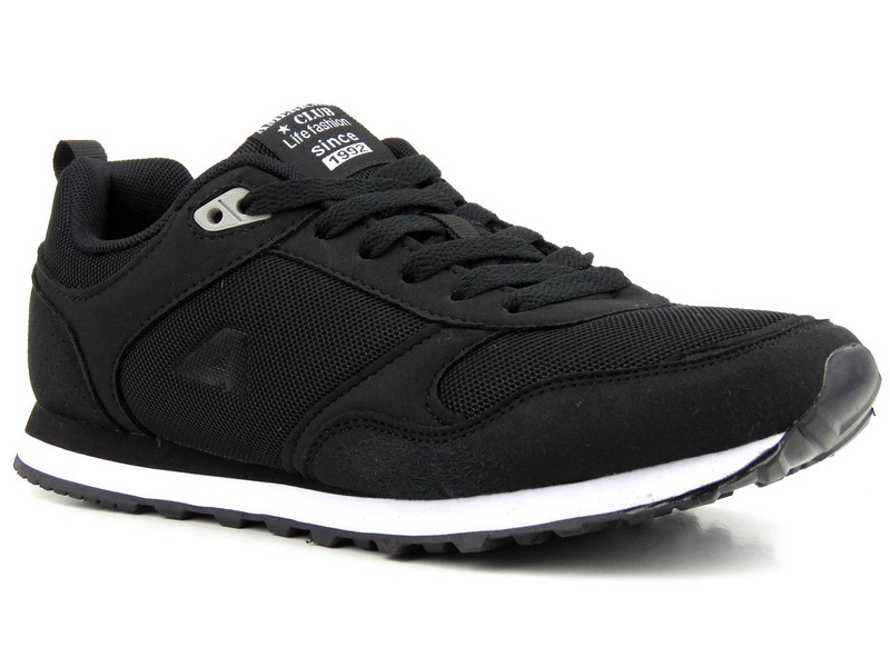 Miękkie buty męskie sportowe - American Club WT 19/21(22), czarne