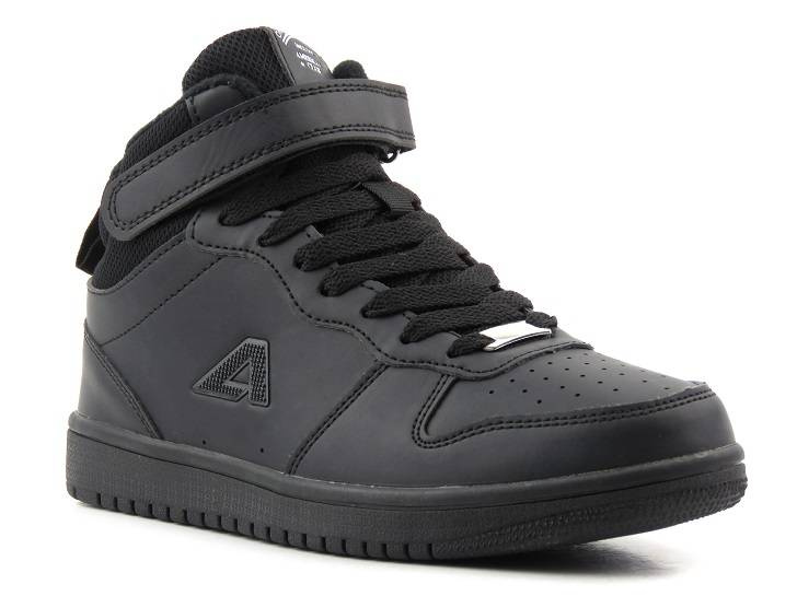 Zimowe buty dziecięce, młodzieżowe - AMERICAN CLUB ES102/22, czarne