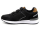 Buty sportowe młodzieżowe, adidasy American Club AA 01/21, czarne 
