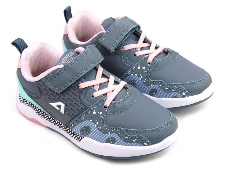 Buty dziecięce sportowe, adidasy American Club BS 06/22 10/22, szare