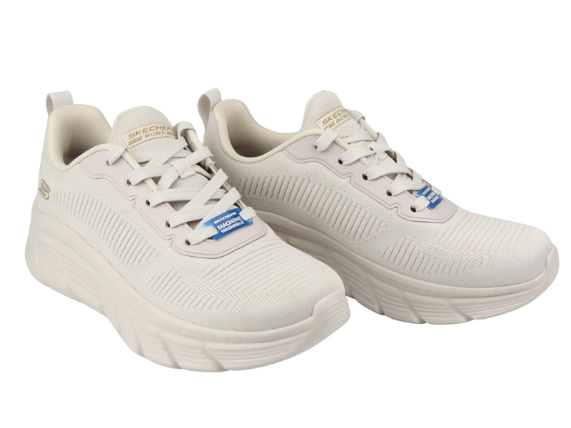 Sportowe buty damskie Skechers 117385 białe – lekkość i wygoda na co dzień
