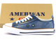 Trampki dziecięce AMERICAN CLUB LH 29/21, ciemny jeans