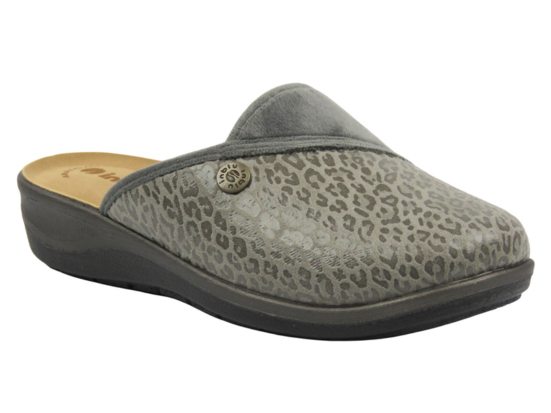 Kapcie damskie domowe Inblu OD-10, szary