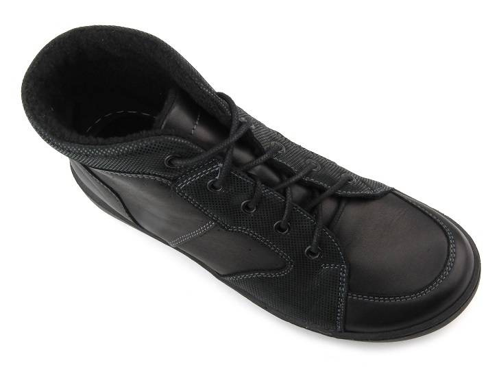 Botki damskie w sportowym stylu - HELIOS Komfort 529, czarne