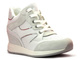Sneakersy damskie na ukrytym koturnie - GEOX Respira D250QA, białe