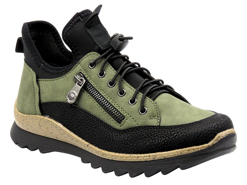 Buty damskie - UNISOFT 25PB02-9520, zielone