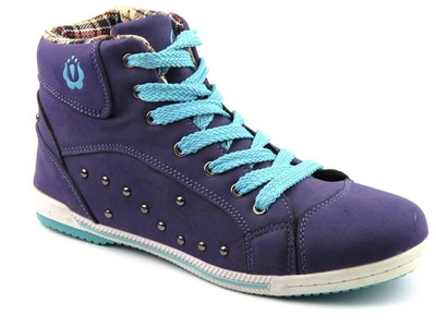 Trzewiki dziecięce dla dziewczynki - XCORE 5XC-6294, fioletowe
