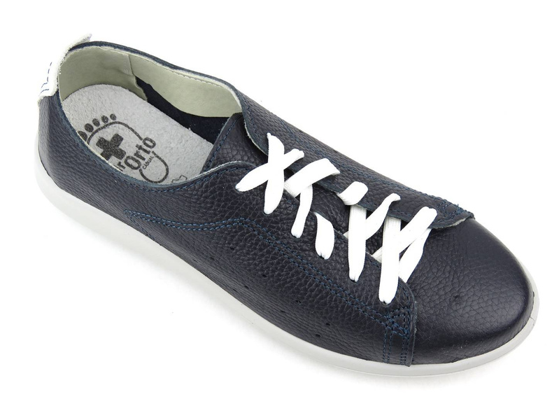 Buty damskie sportowe z wyjmowaną wkładką - Befado Dr Orto 156D011, granatowe