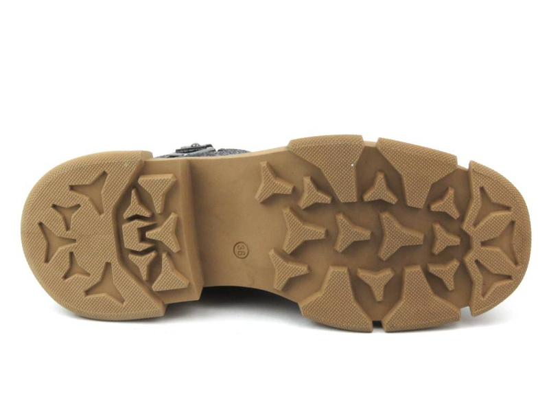 Botki, trzewiki damskie - VENEZIA 10025, czarne