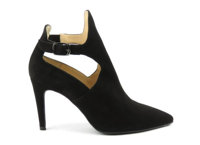 Botki damskie na szpilce - Brenda Zaro T3439, czarne