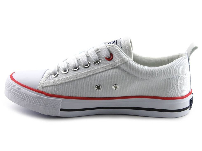 Trampki młodzieżowe, buty sportowe American Club LH 15/21 (25/22), białe