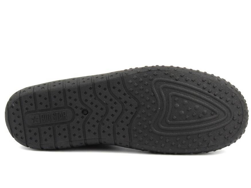 Buty męskie do wody, do pływania / na jeżowce, kamienie - Big Star NN174754, czarne