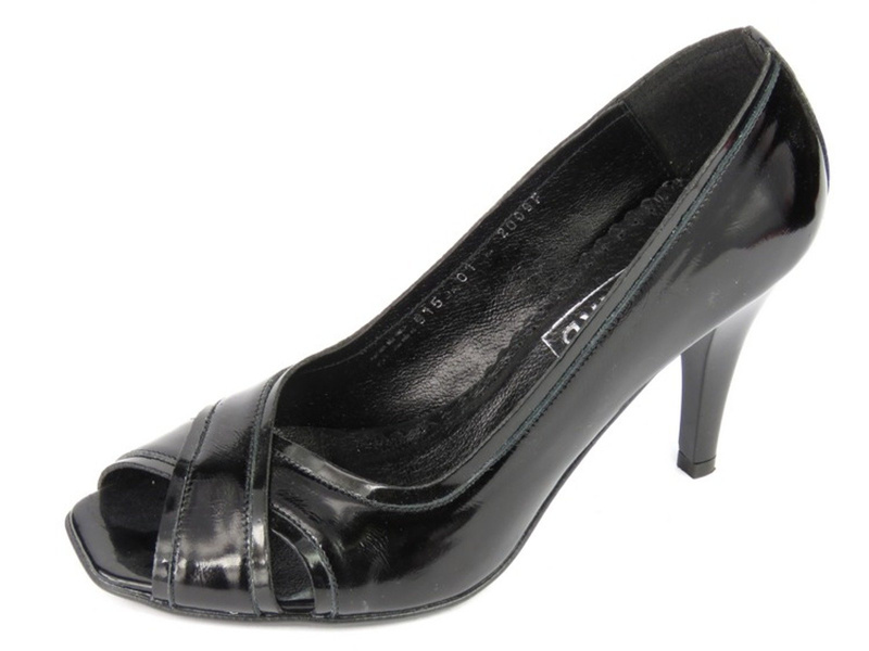 Czółenka na szpilce - GERARD 912, czarne