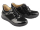 Wygodne sneakersy damskie ze skóry naturalnej Helios Komfort 347-2S, czarny 3 - tęgość H+