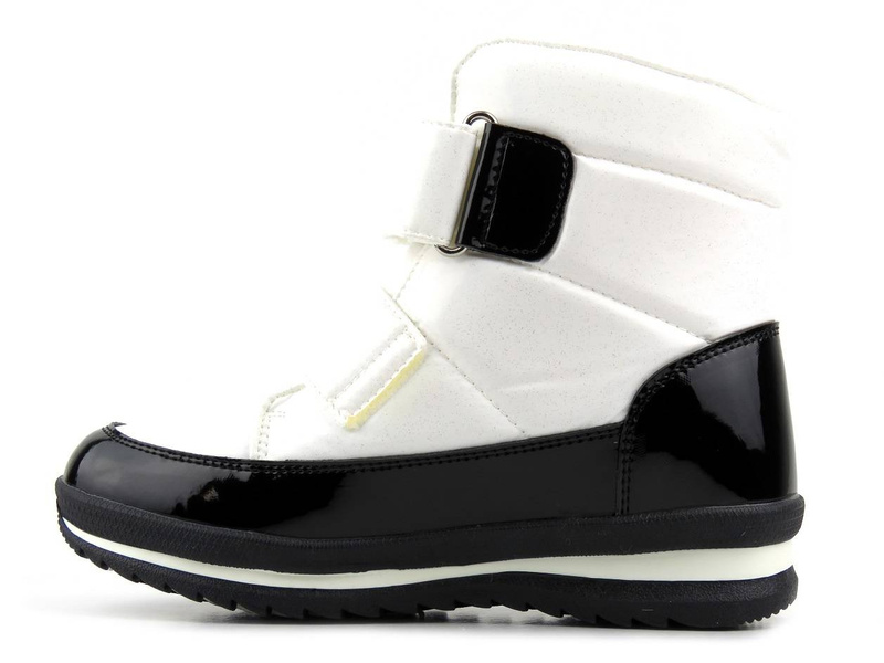 Wysokojakościowe śniegowce dziecięce z wełną owczą - WEESTEP R292958801W, białe