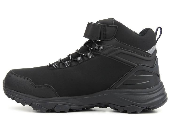 Śniegowce, trekkingi męskie z softshell i membraną - AMERICAN CLUB HL69/22, czarne