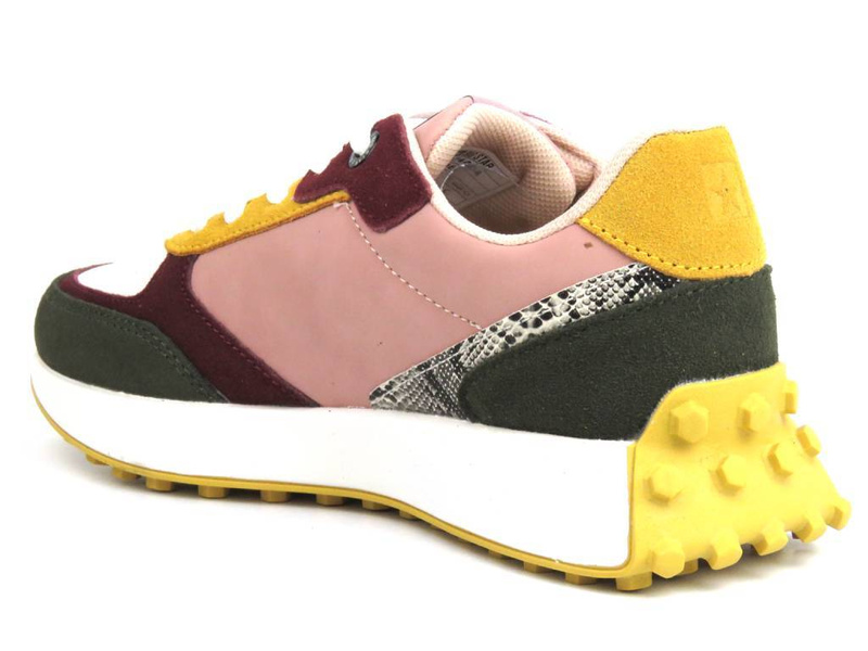Buty sportowe, sneakersy damskie BIG STAR II274404, różowo-zielone