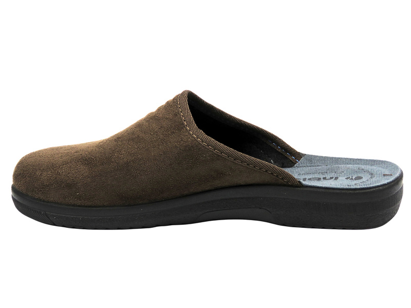 Wygodne kapcie męskie INBLU DG-82U, ciemnobrązowe