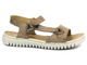 Skórzane sandały damskie polskiej marki - HELIOS Komfort 249S, beżowe