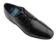 Eleganckie półbuty męskie skórzane - BUGATTI 311-A5Q06-1000, czarne