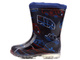 Wysokie kalosze dziecięce w pojazdy - WOJTYŁKO 2204, granatowe