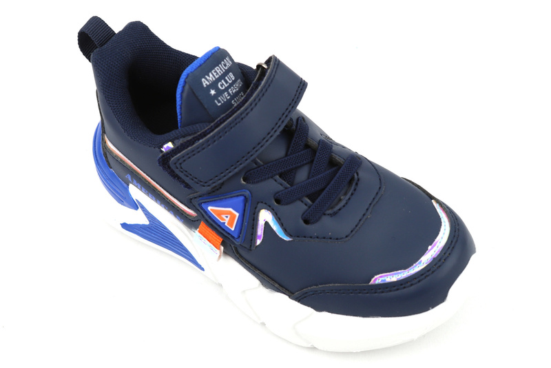 Buty sportowe dziecięce, adidasy American Club AA 20/22, granatowe