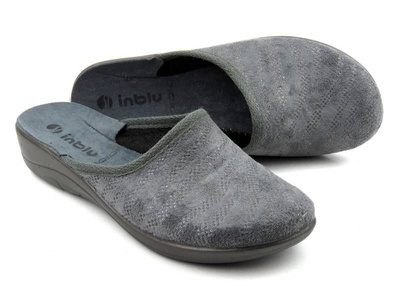 Wygodne kapcie damskie INBLU 5D-22, szare