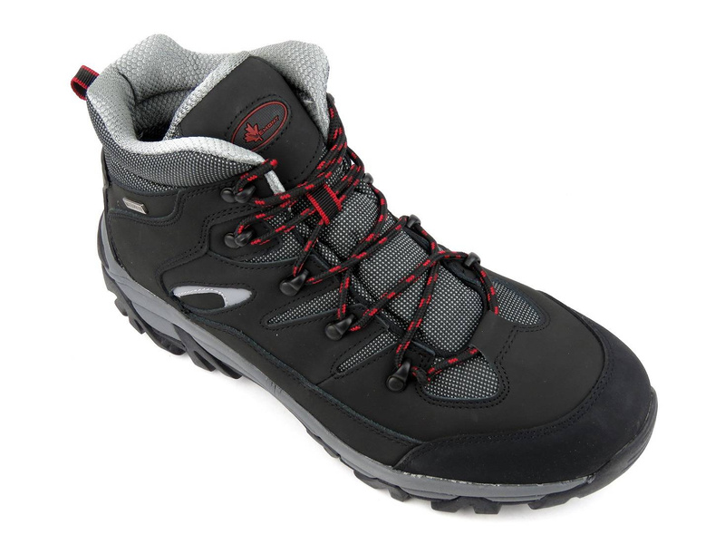 Trekkingi męskie z membraną - VEMONT 2014C, czarne (duże rozmiary: 47, 48, 49)