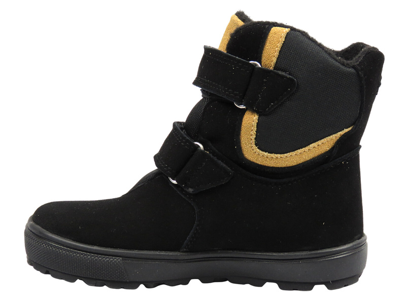 Botki dziecięce skórzane Jamet 2205, czarne