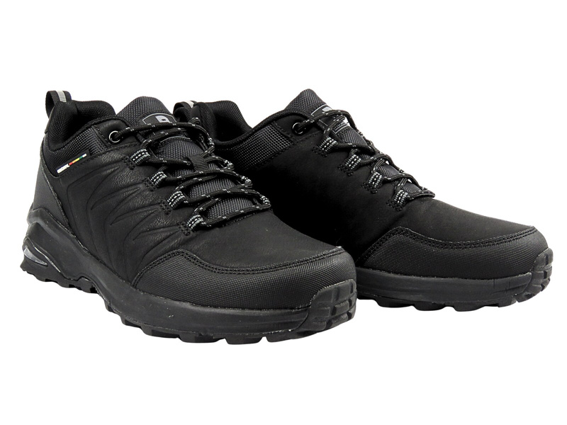 Wygodne męskie buty trekkingowe MC BRAUN 24MN38-8062, czarne