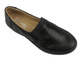 Wygodne półbuty damskie na koturnie - HELIOS Komfort 349S, czarne 4