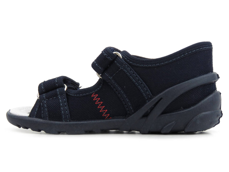 Sandały dziecięce na rzepy - RenBut 13-112NP-1325, granatowe