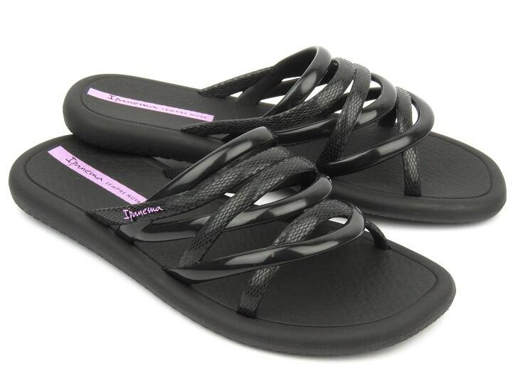Klapki damskie - Ipanema 83606, czarne