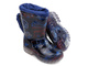 Wysokie kalosze dziecięce w pojazdy - WOJTYŁKO 2204, granatowe