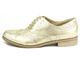 Półbuty damskie w stylu harvardzkim - Kabała 142-203, złote