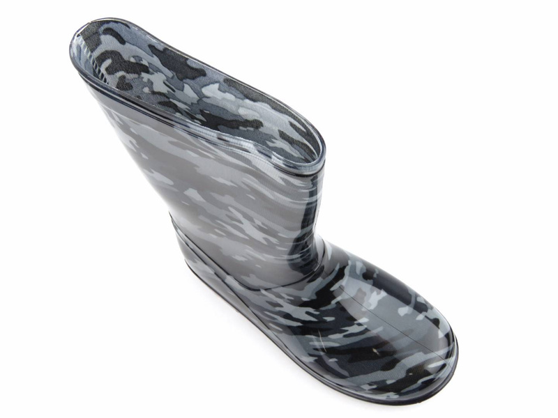 Kalosze dziecięce w moro - AMERICAN CLUB KAL 10/22, szare