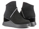 Eleganckie botki damskie na koturnie - Venezia 2281358, czarne
