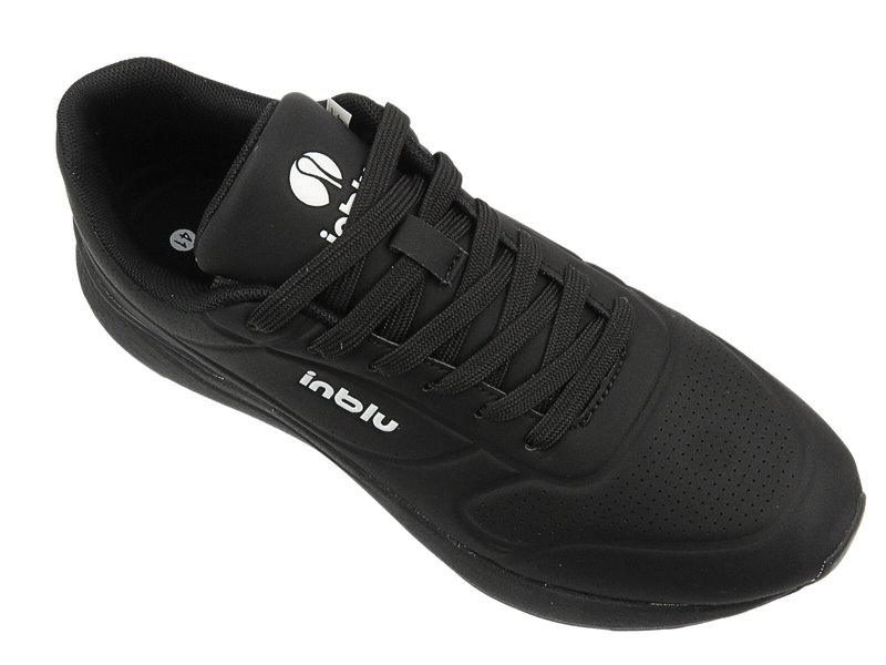 Sznurowane buty sportowe męskie czarne Inblu IU-11 
