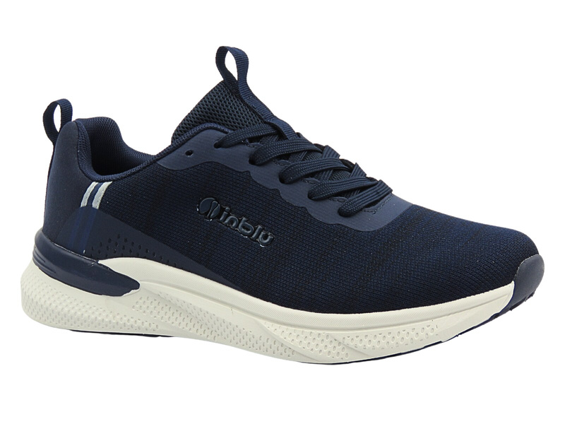 Sportowe buty męskie sznurowane niebieskie Inblu IU-30