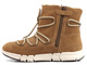 Śniegowce, eskimoski damskie - GEOX Amphibiox J26APC, brązowe