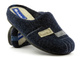 Kapcie męskie filcowe - INBLU 155M014, granatowe