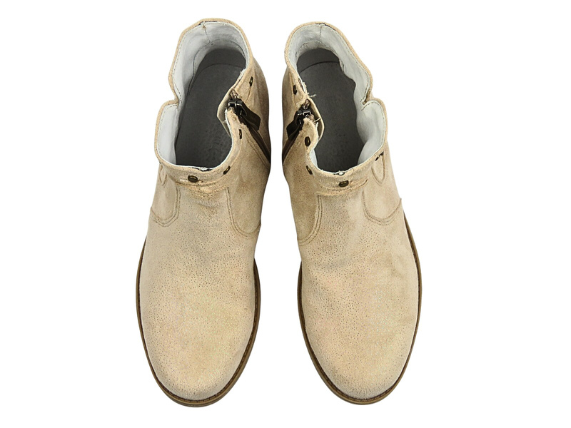 Trzewiki dziecięce dziewczęce beżowe KORNECKI 06660