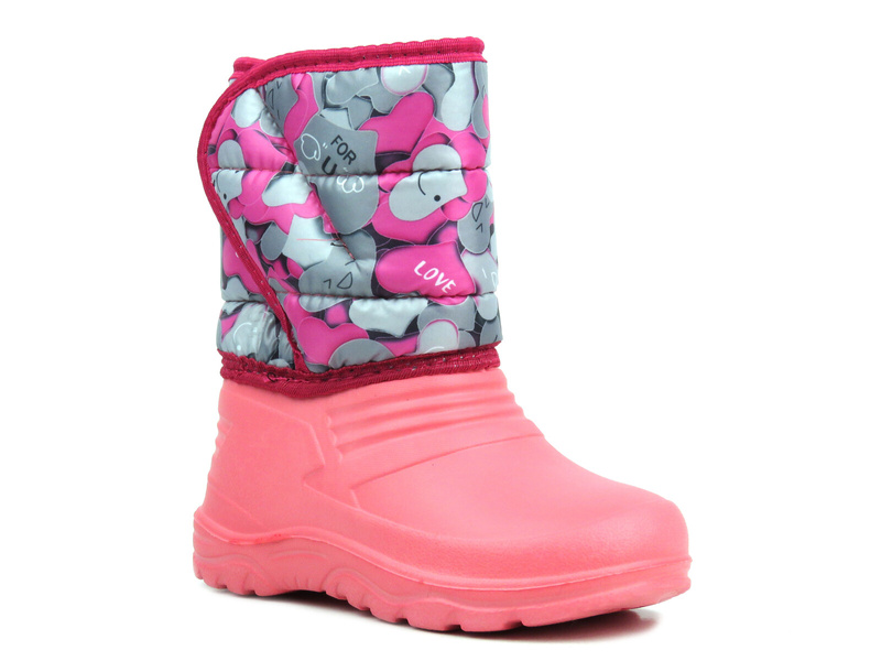 Śniegowce, kalosze dziecięce - Realpaks DC-8/3, pomarańczowe