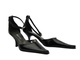 Czółenka damskie na szpilce czarne KOTYL 708
