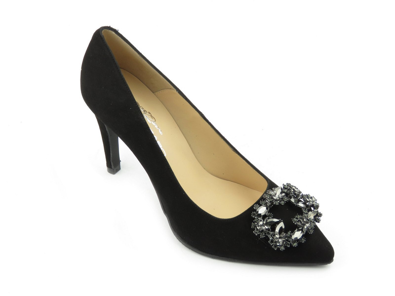 Szpilki damskie Brenda Zaro T3453, czarne