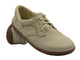 BareFoot skórzane minimalistyczne buty damskie ecru Helios Komfort 715-2B 