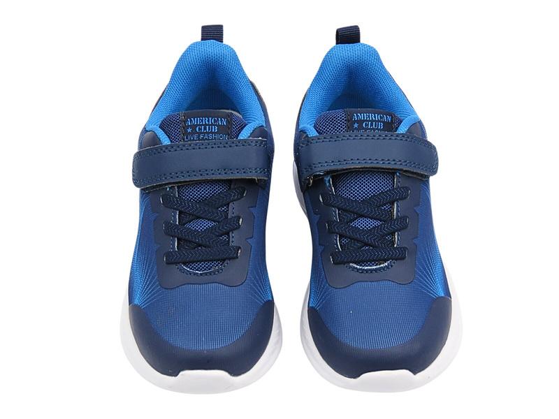 Buty sportowe dziecięce, adidasy granatowe American Club ES 172