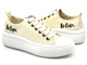 Trampki damskie na platformie - LEE COOPER LCW-23-44-1626L, beżowe